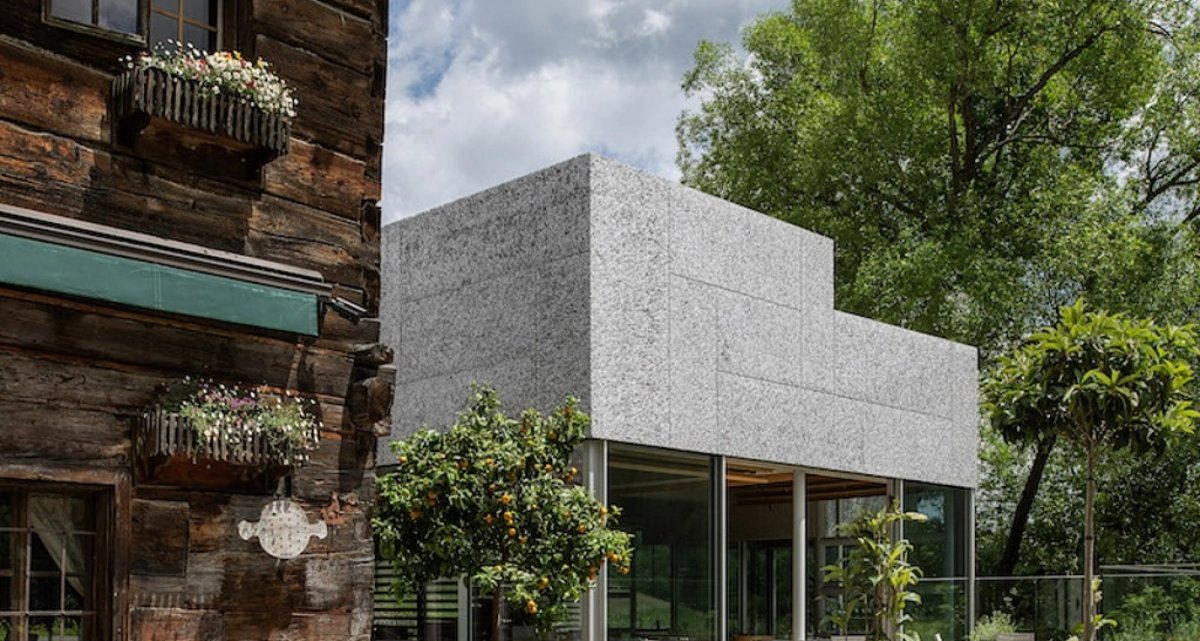 Alusion Fassade Aluminumschaum Platten Natur